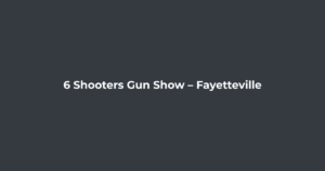 Fayetteville Armory Gun & Knife Show